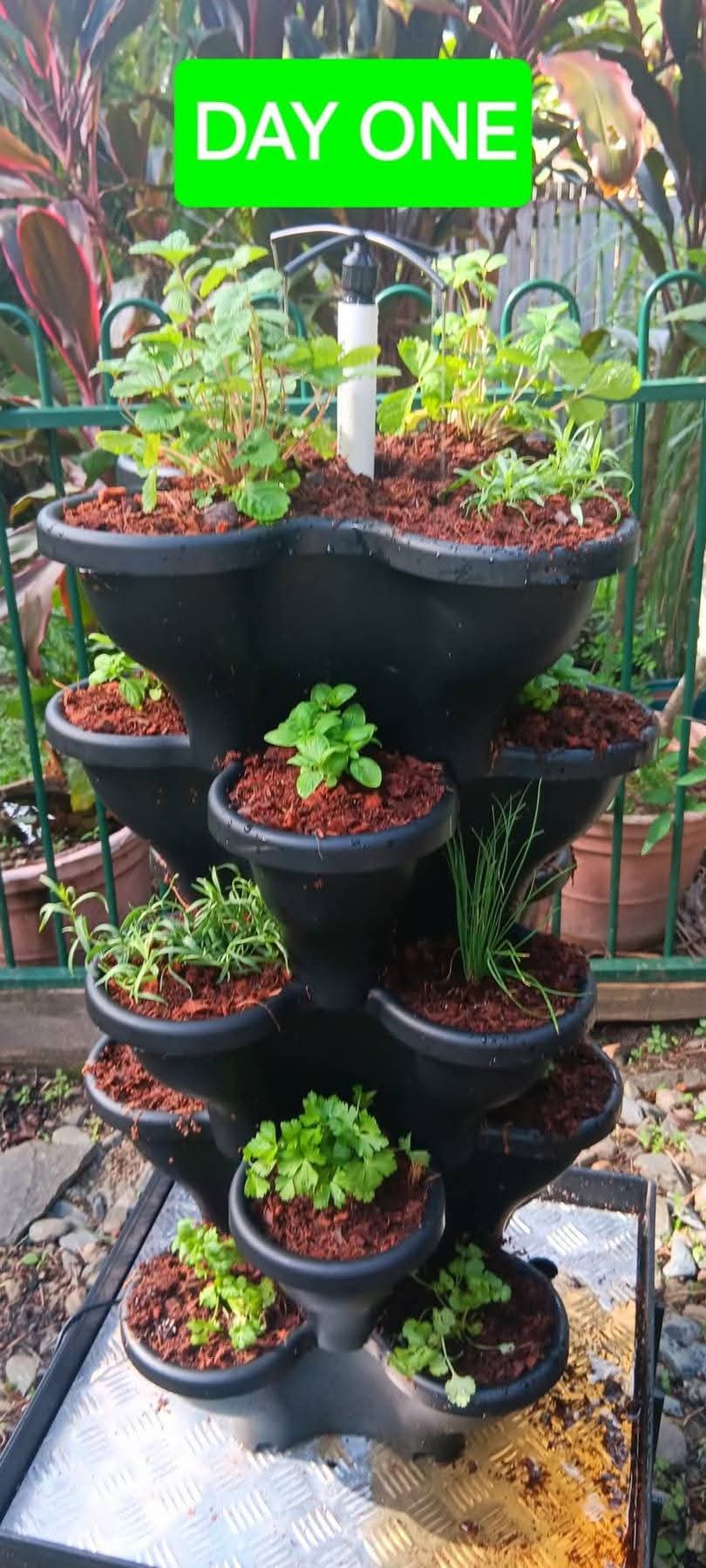 Solar Eco Farm 5 Tier Extra Large  47.5cm Planters