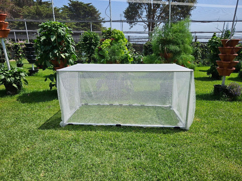 Vegetable Net Frame Custom Flat Roof with base frame