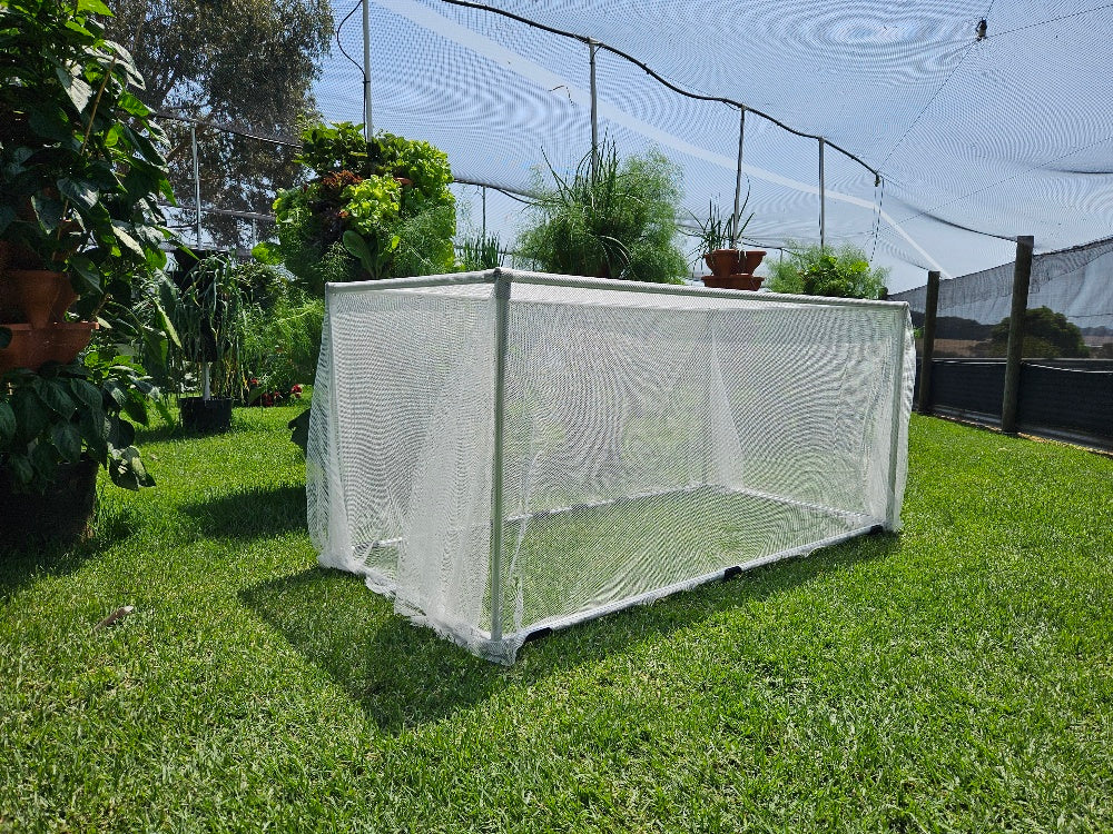 Vegetable Net Frame Custom Flat Roof with base frame