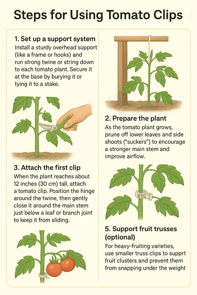 Tomato clip and Hook Combo